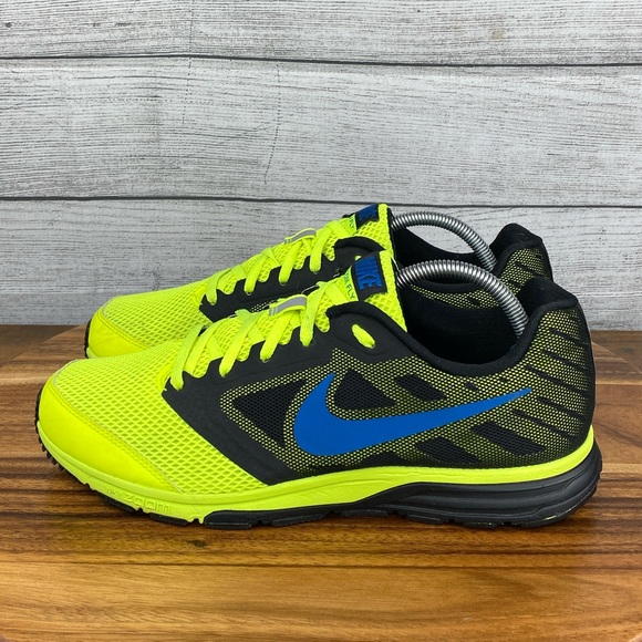 Nike Zoom Fly Volt Yellow Blue Black Running Shoe 630915-704 Men’s Size 10 - Picture 1 of 12
